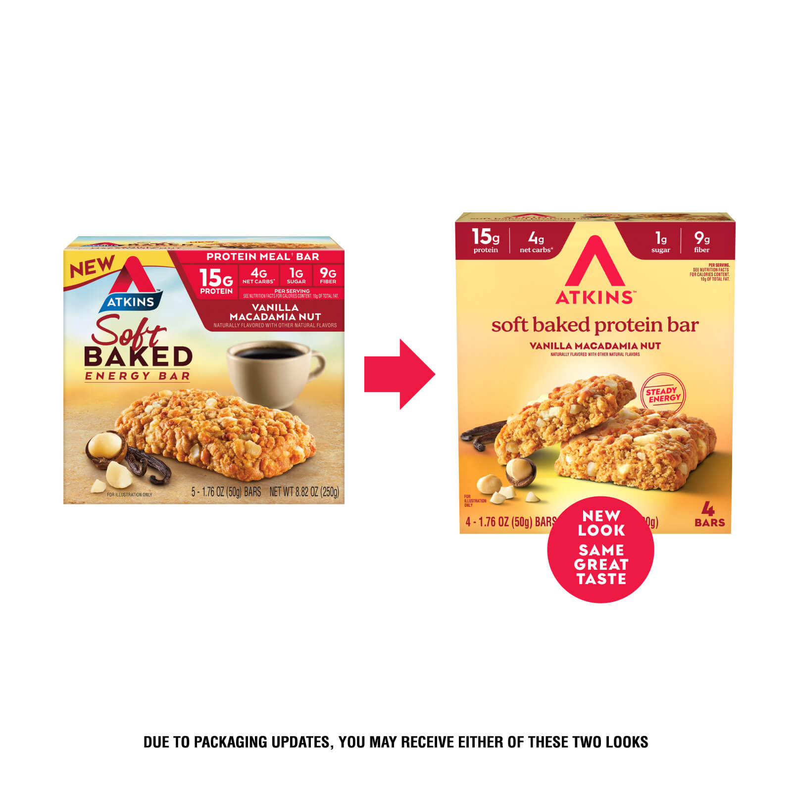 Vanilla Macadamia Nut High Protein Soft Baked Bars - Image 6